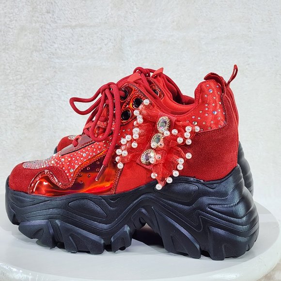 Anthony Wang 02RB Platform Sneaker Wedges - Picture 11 of 12